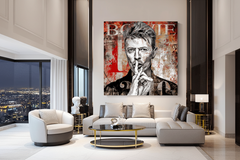 David Bowie Singer Canvas Wall Art