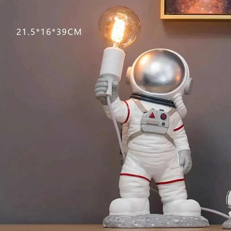 Astronaut Model Night Light Resin Bedside Table Lamp